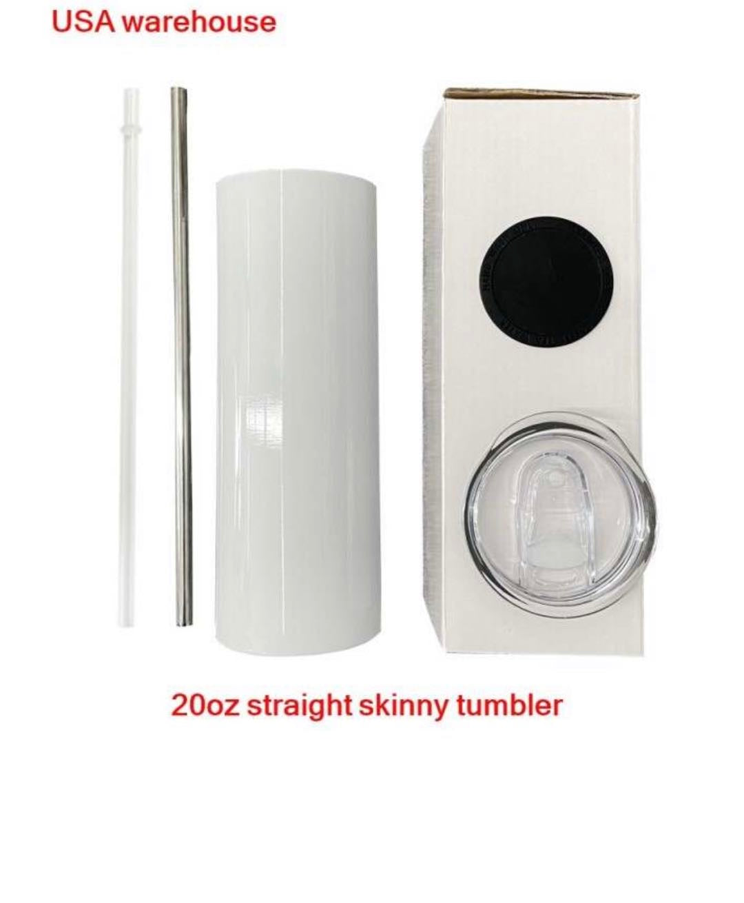 20 oz Sublimation Tumbler Kit-case of 50