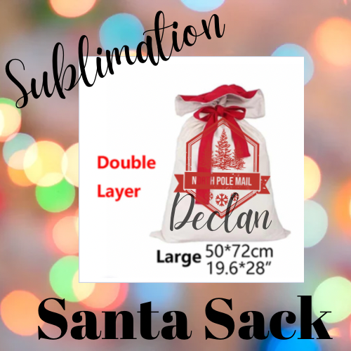 Lined Sublimation Santa Sack